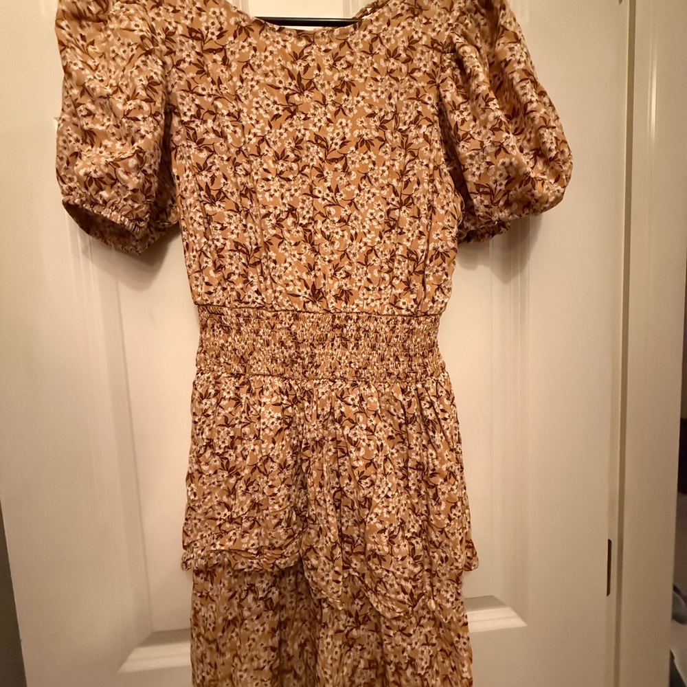 Wild Fable Yellow Floral Mini Dress